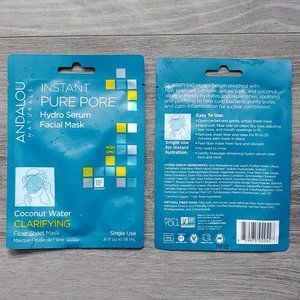 Andalou Naturals Instant Pure Pore Facial Sheet Mask (set of 6)